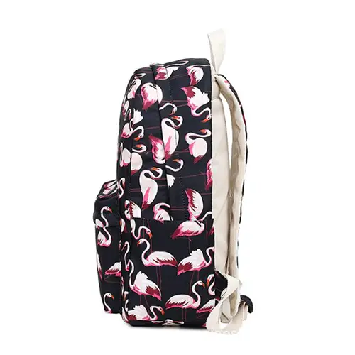 3-Piece Student Backpack Set with Trendy Prints and Multi-Function Design